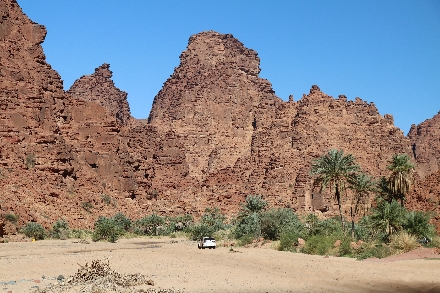 Wadi Disah Saoedi Arabië avontuur Oase