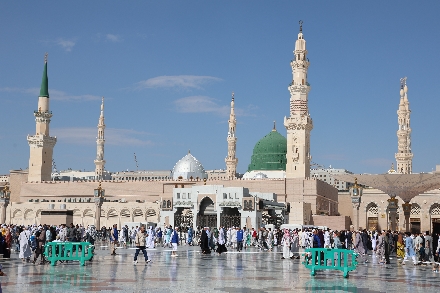 Medina Saoedi Arabië Masjid an-Nabawi Moskee van de profeet