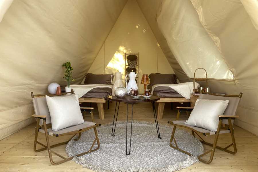 Woestijnovernachting Glamping Camping Saoedi Arabië