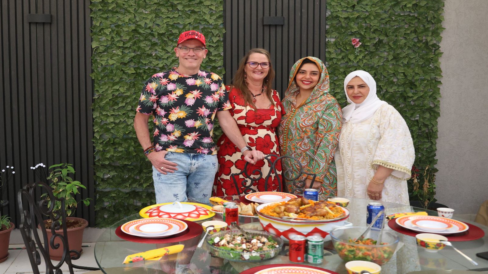 Lunch at Fatima's home Riyadh Saoedi Arabië